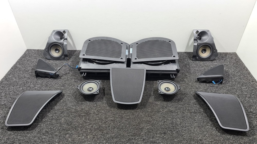 Genuine BMW 7 Series F01 F02 HiFi Sound System Speaker Subwoofer Tweeter Set
