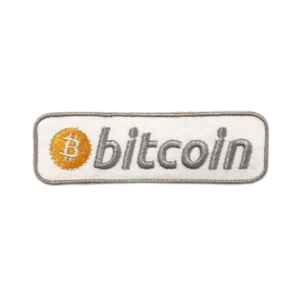 Bitcoin Logo Digital Crypto Currency Iron On Sew Patches-image