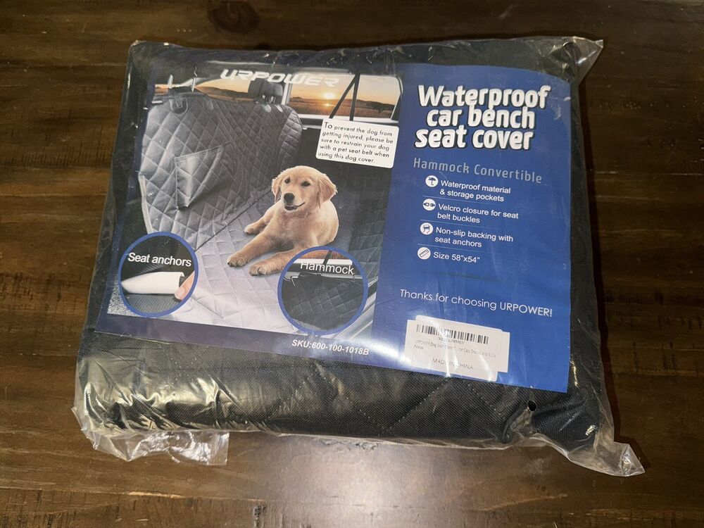 URPOWER Dog Car Seat Cover W/ Mesh Viewing Window 54