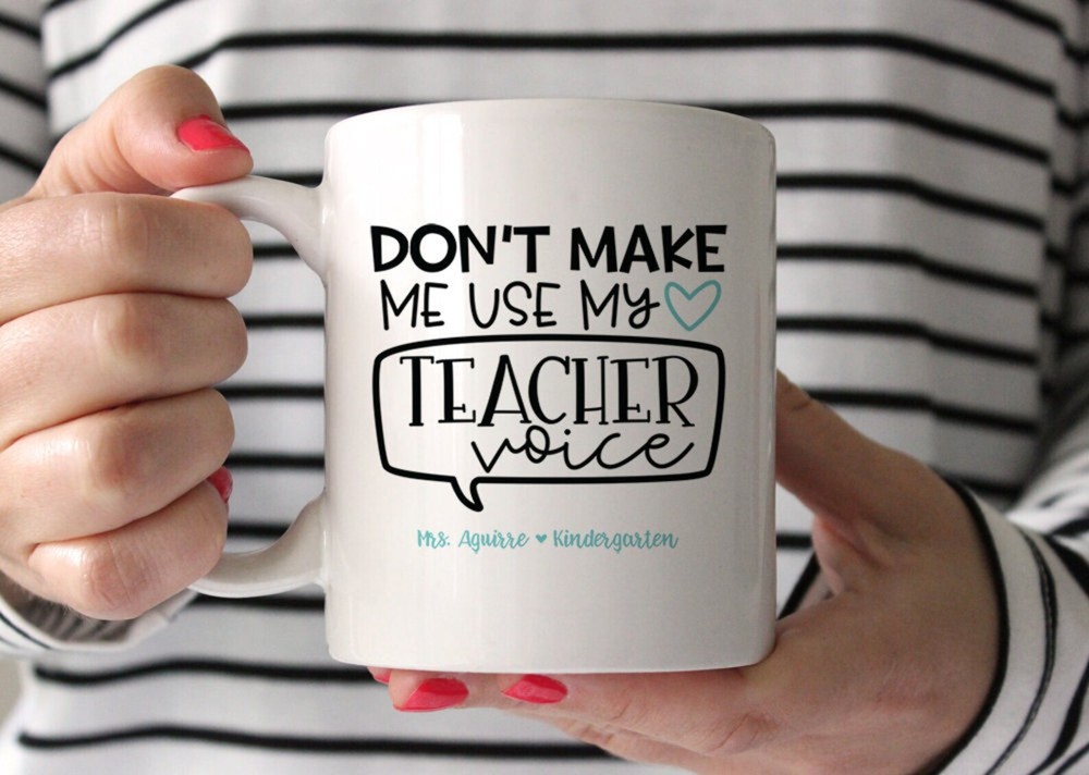 Funny Kindergarten Teacher Gift Elementary School Teacher Gift Preschool Coffee