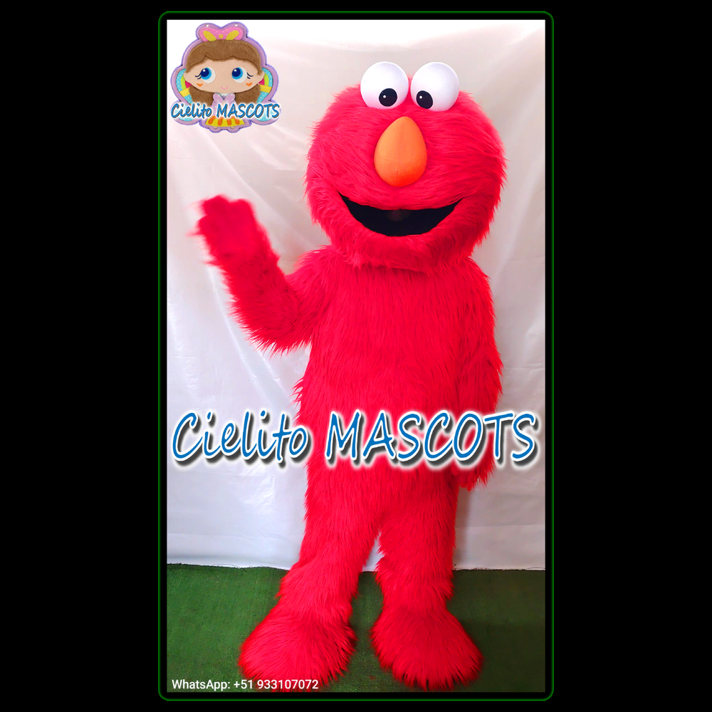 ELMO Mascot Elmo Costume cosplay botarga halloween cartoon Cielito MASCOTS