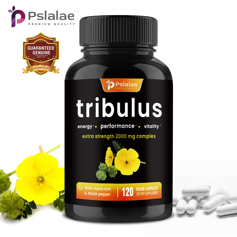 Tribulus 2000mg - Maca Root - Enhanced Testosterone, Mood Support, Muscle Health