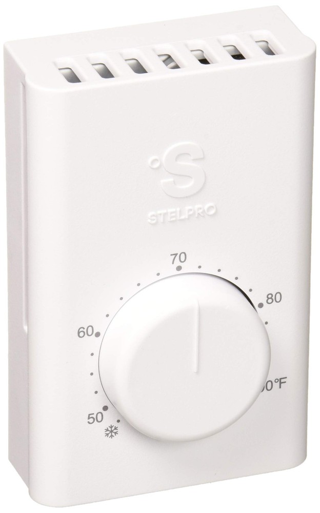 SWT1F Single Pole Electric Heater Wall Thermostat, White
