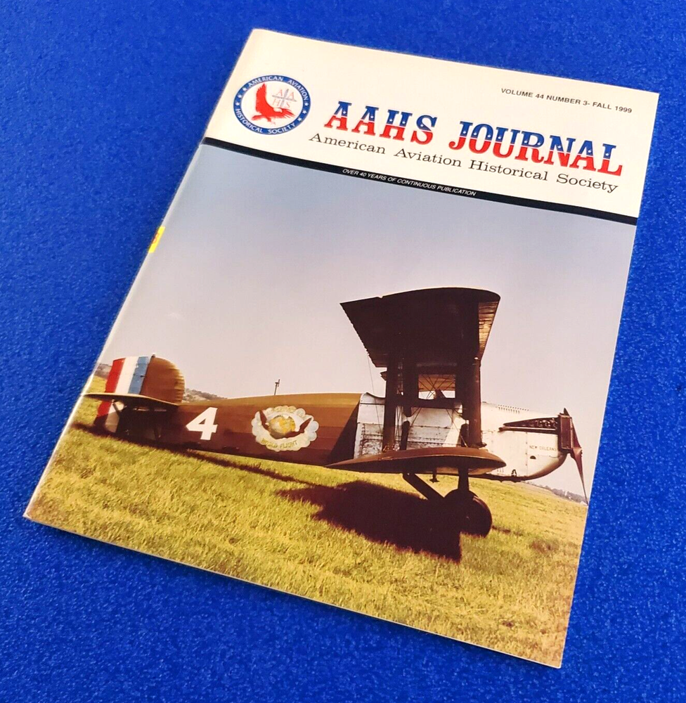 AAHS JOURNAL: VOL 44, NO. 3 FALL 1999 AIRCRAFT REFERENCE AVIATION MAGAZINE