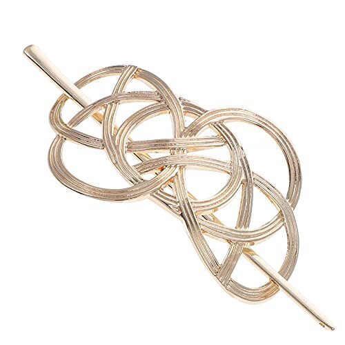 Golden Vintage Irish Knot Metal Hair Pins, Slide Clips & Barrettes for Women