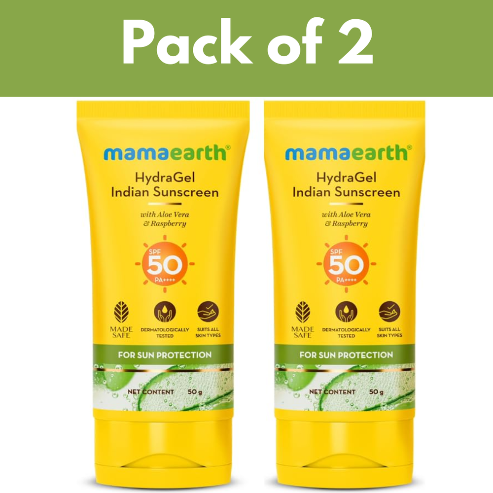 Mamaearth Hydragel SPF 50 PA++++ Sunscreen for All Skin Types 50g