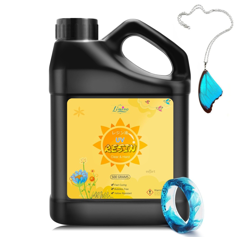 500g UV Resin - Crystal Clear Hard Fast-Curing DIY Craft Resin