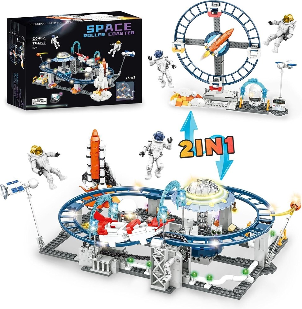 Creative Space Exploration Building Set for Ages 6-12 – STEM Learning Fun