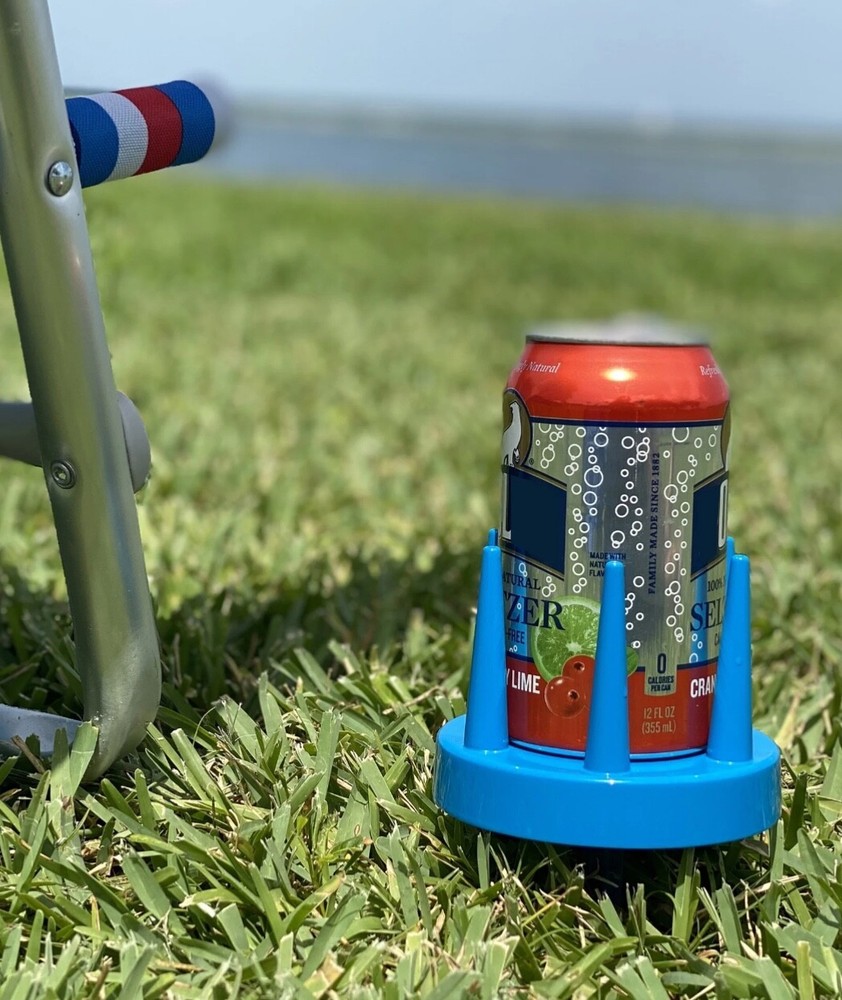 Drink Pal 2-Pack Blue Coasters for Indoor Outdoor Surface Protection 10oz