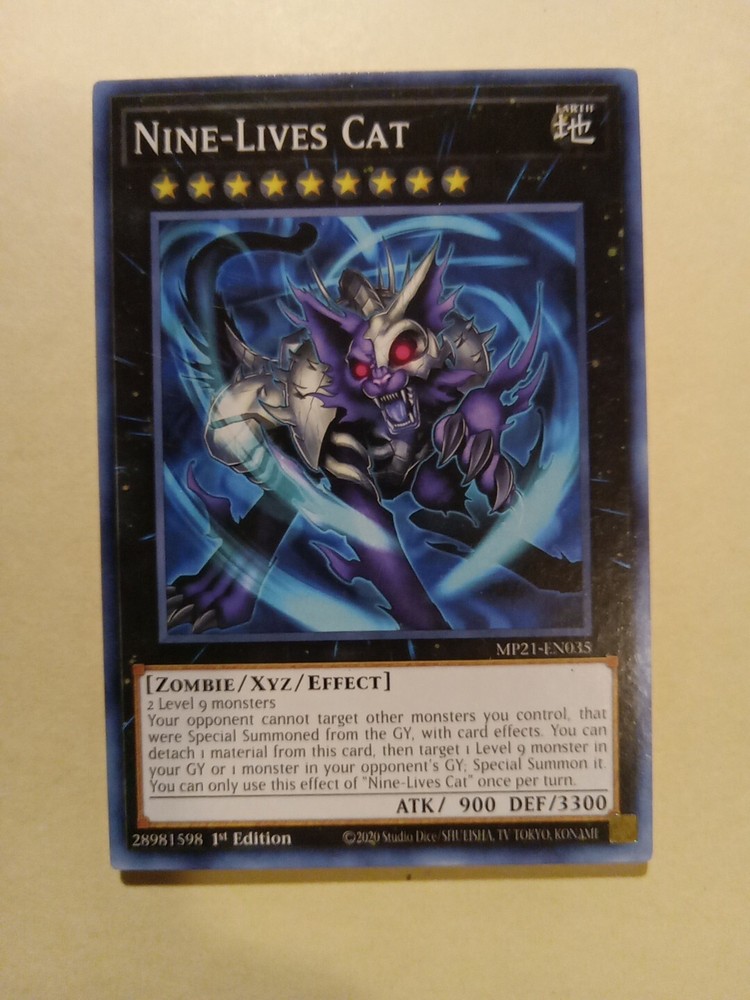 Nine-Lives Cat MP21-EN035 2021 Tin of Ancient Battles 1st Edition