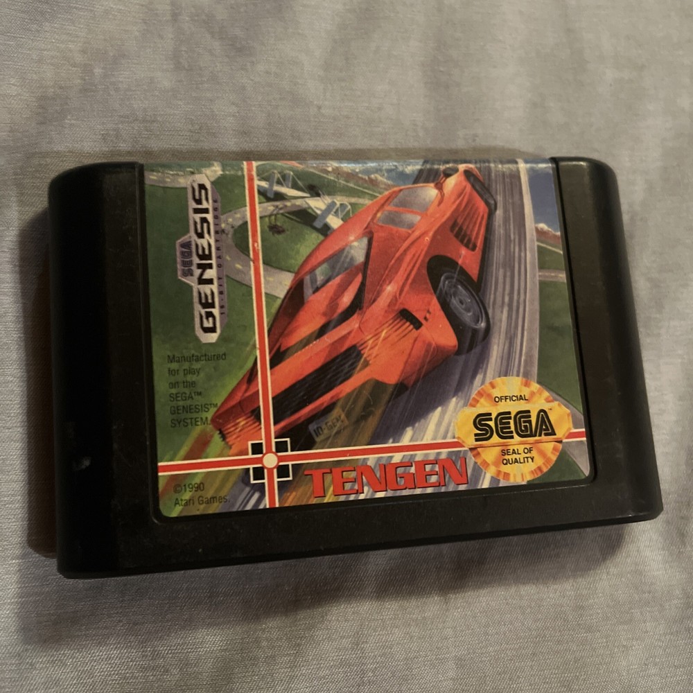 Hard Drivin' (Sega Genesis, 1991) Tested Working Cart Only