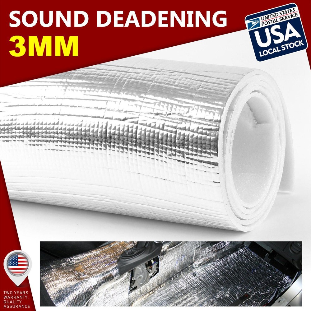 21.5SqFt Car Sound Deadener Mat Proofing Thick Insulation Material exclude Noise