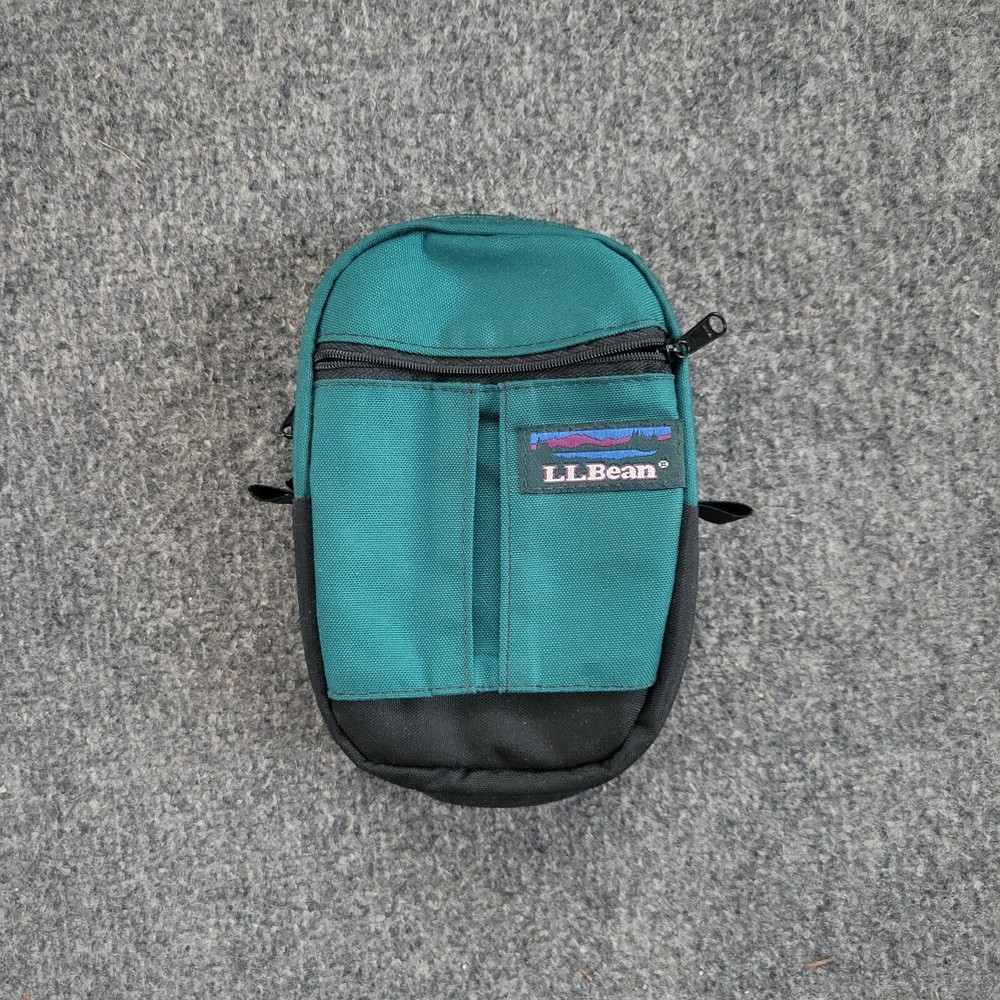 Vintage LL Bean Small Bag Emerald Green