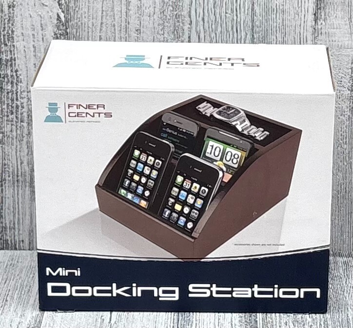 MINI DOCKING STATION TRAY / CELL PHONE-WATCHES-JEWELRY / NEW