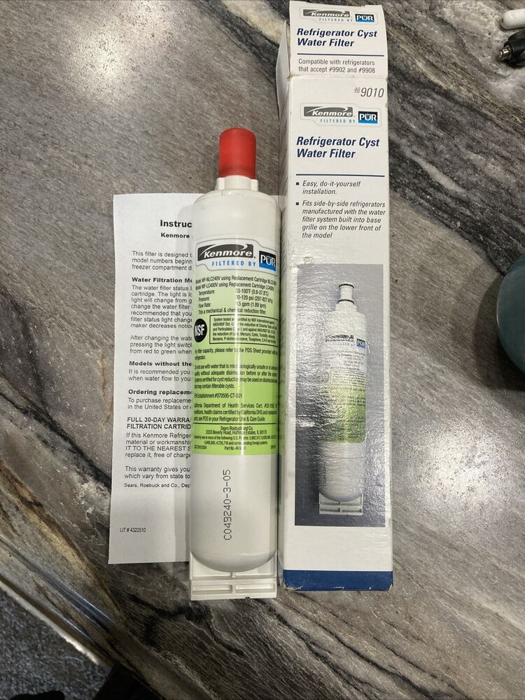Kenmore Refrigerator Cyst Water Filter #9010  New Open Box