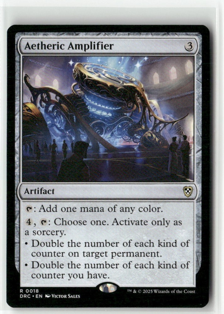 Aetheric Amplifier 18 Non-Foil NM MTG Commander: Aetherdrift Magic