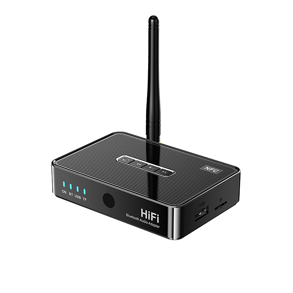 3in1 Bluetooth 5.1 Transmitter Receiver Wireless NFC to RCA Stereo Audio Adapter