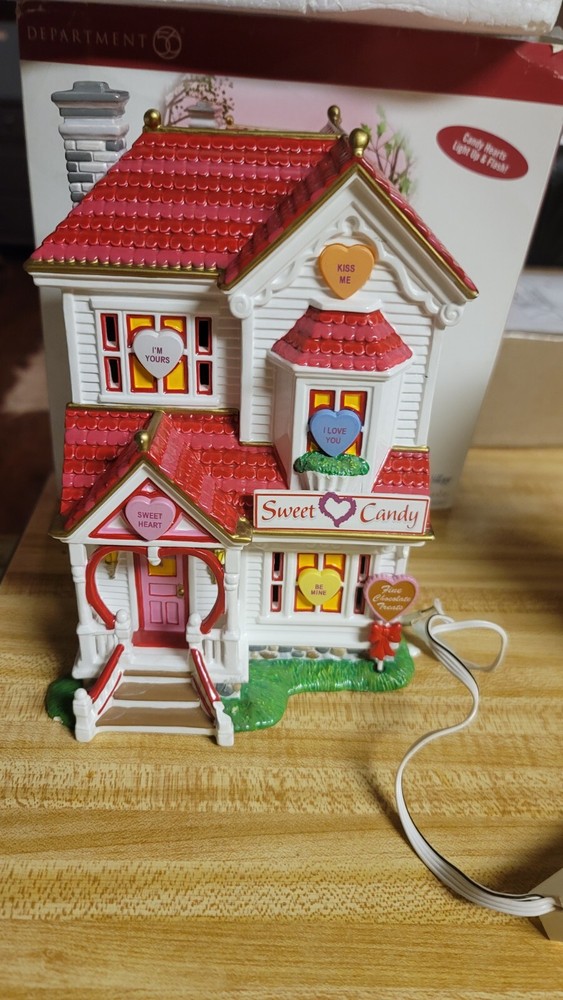 Department 56 Sweetheart Candy Shop Valentine's 55323 No Power Cord Included