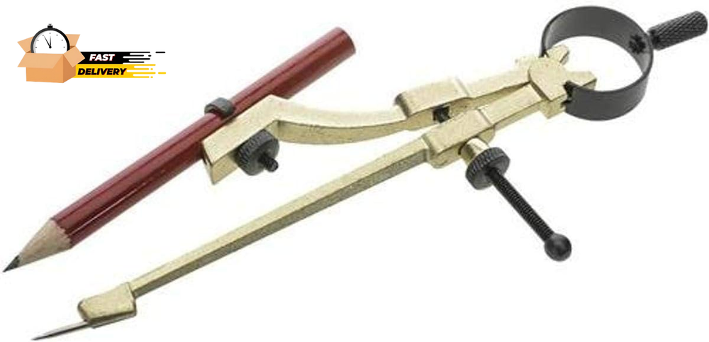 842 Precision Pencil Compass, Includes Pencil , Yellow, 1 Count (Pack of 1)