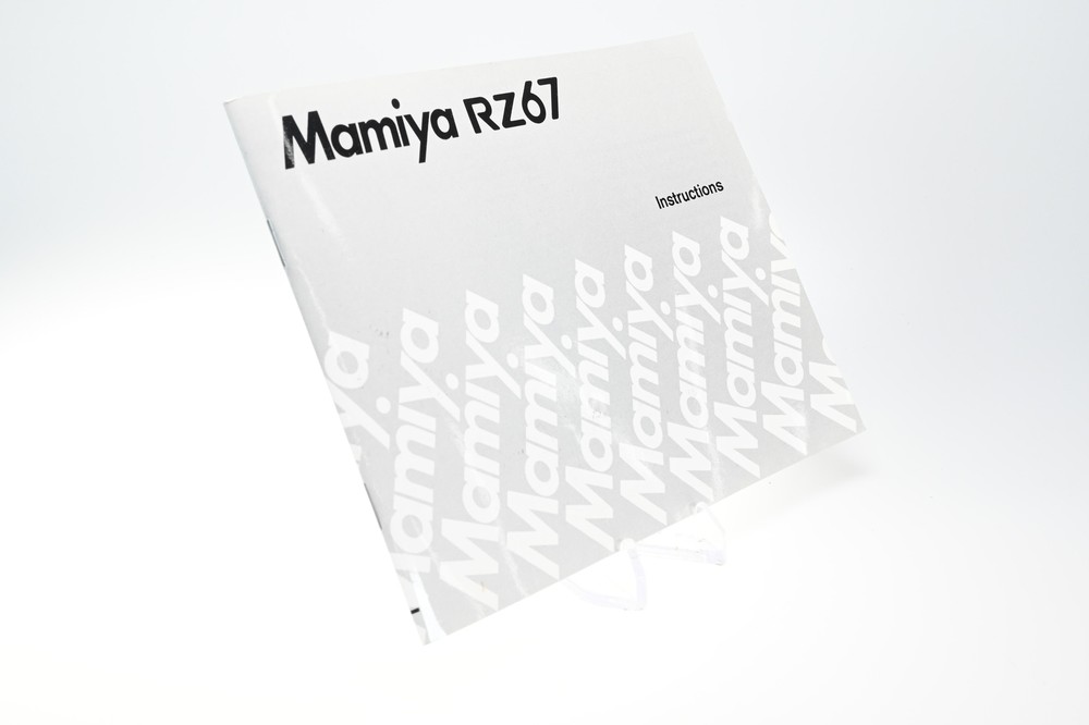 Mamiya RZ67 Instructions Manual Guide #G716
