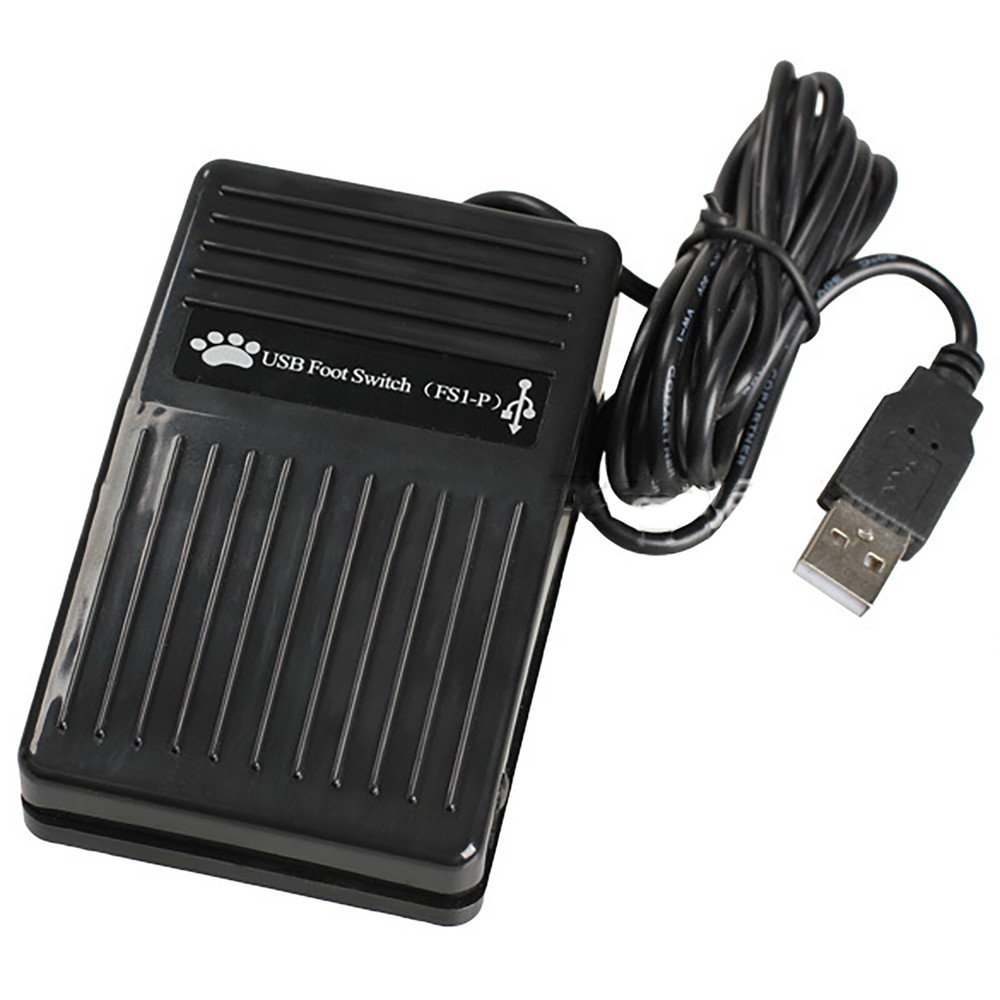 USB Foot Switch Pedal for Keyboard Mouse Control on PC Programs