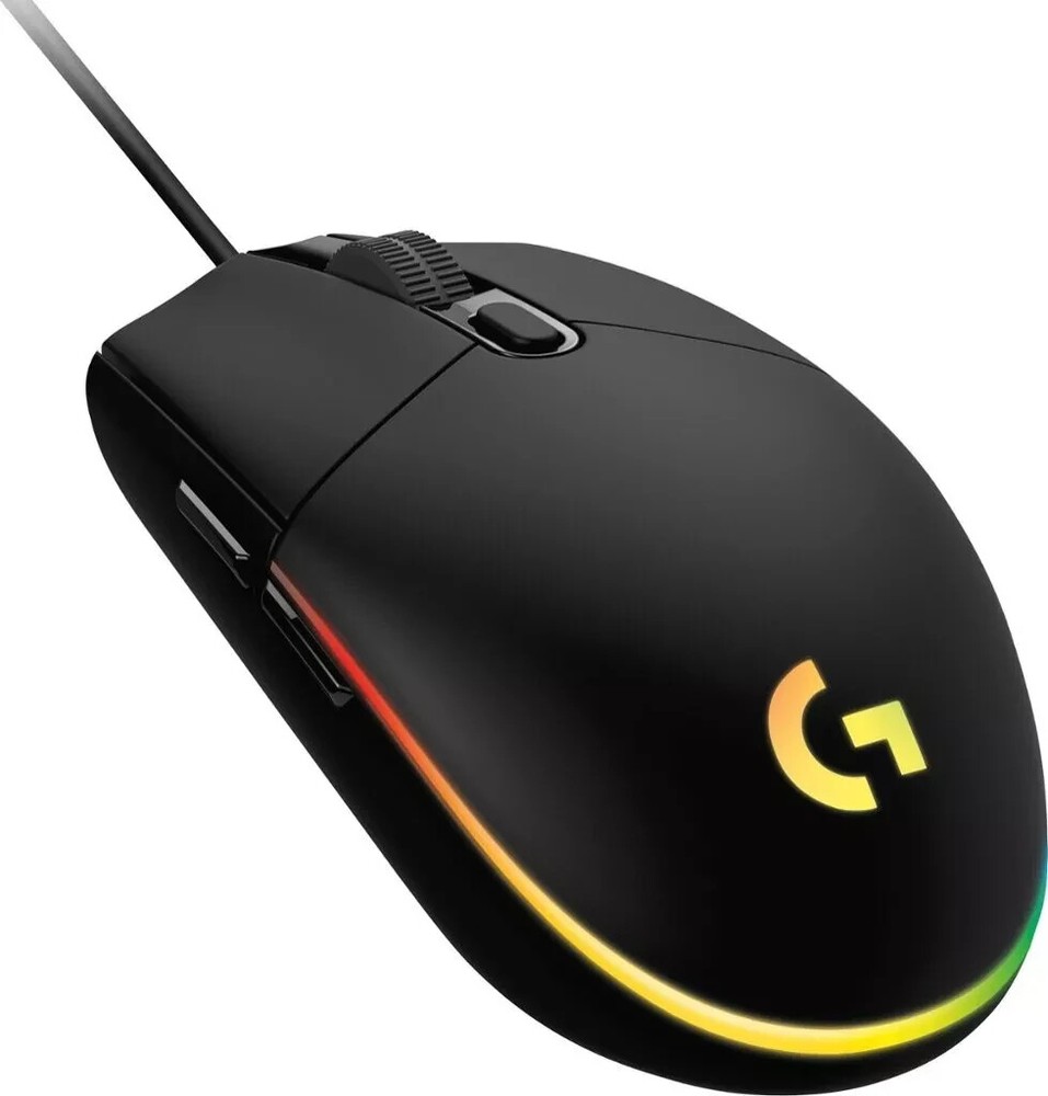 Logitech G203 LIGHTSYNC Wired Gaming Mouse for Enhanced Performance