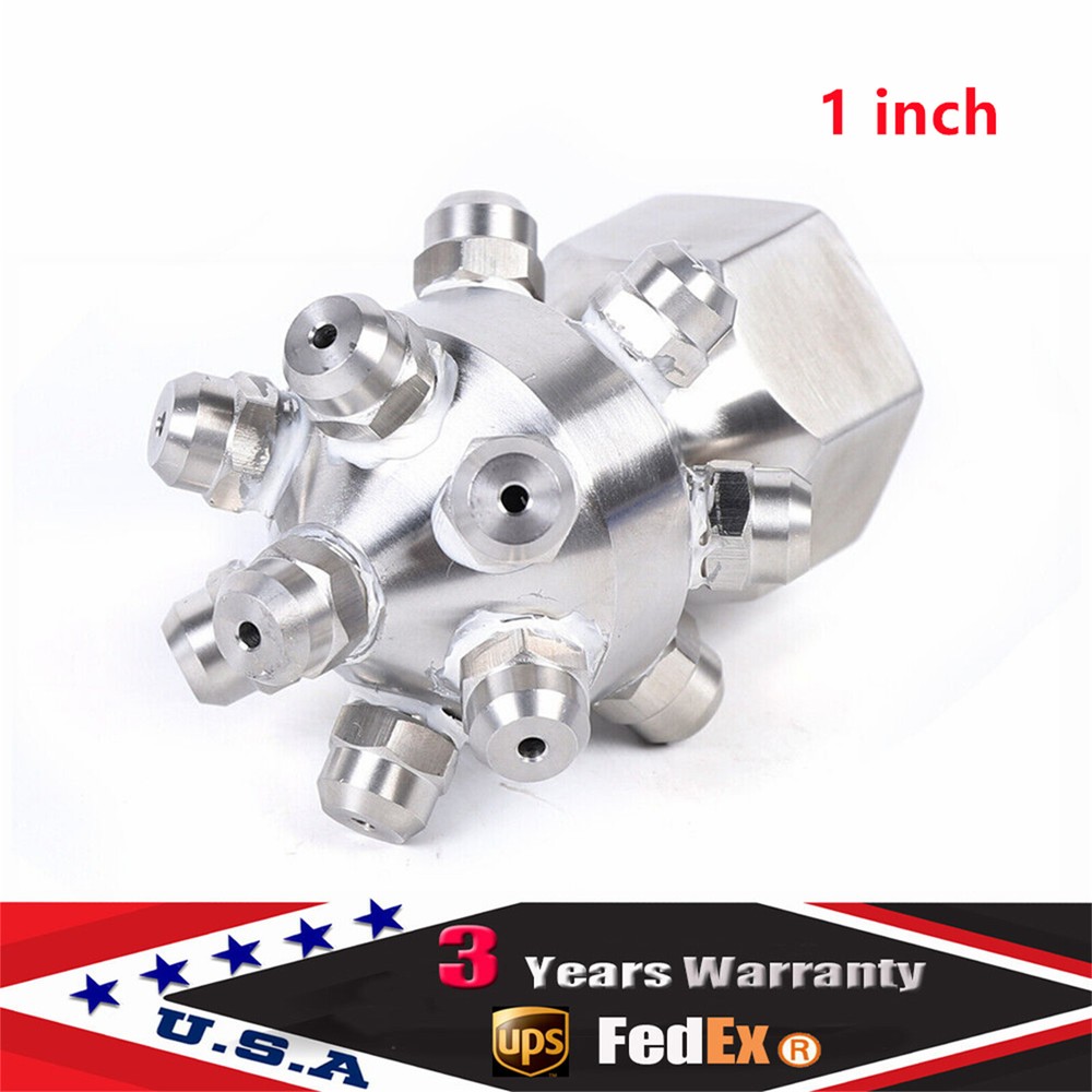 1 inch Tank Washing Water Cleaning Nozzle Stainless Steel Cone Nozzles 13pcs