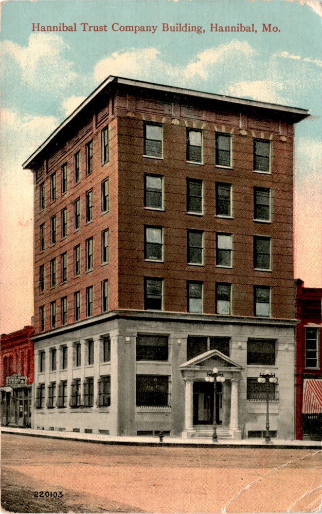 Hannibal Trust Company Building, Hannibal, Mo. Postcard
