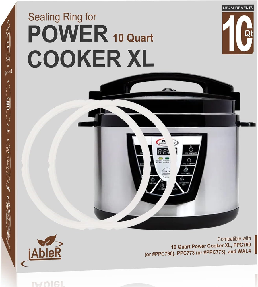 Original Sealing Ring for 10 Qt Power Pressure Cooker XL Silicone Gasket Seal Ri