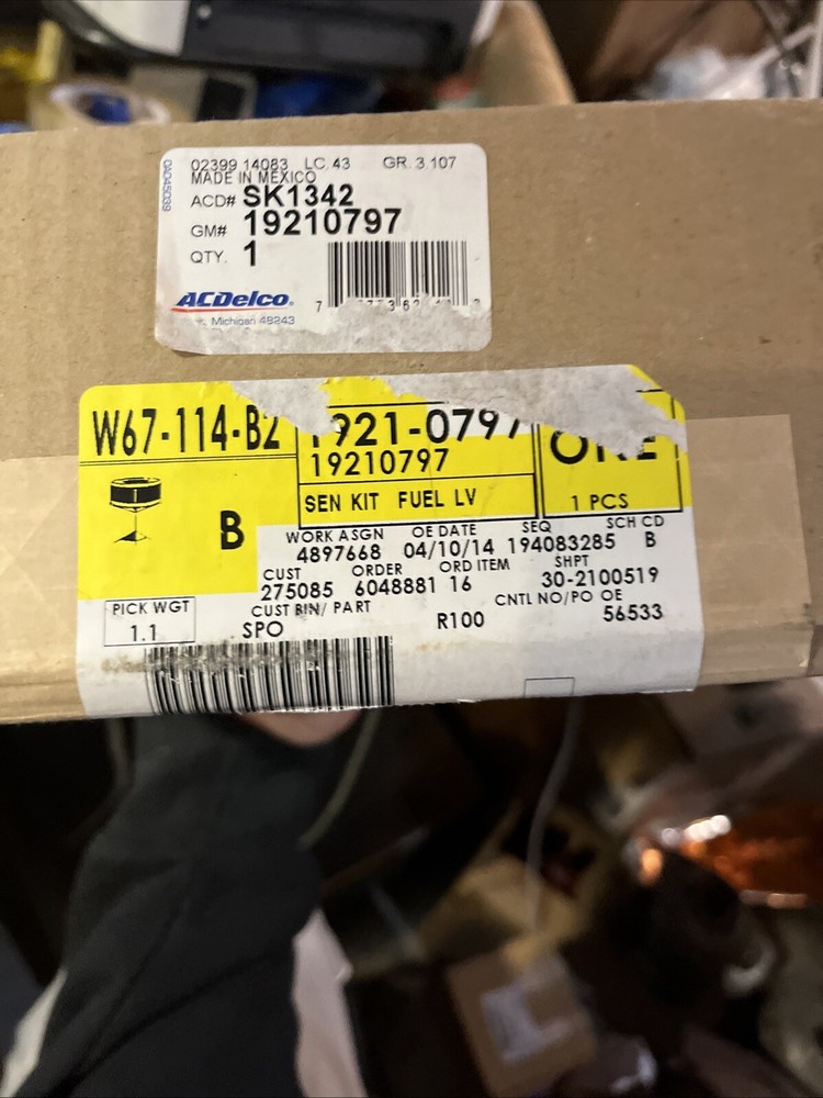 ACD SK1342  GM 19210797 Fuel Level Sensor