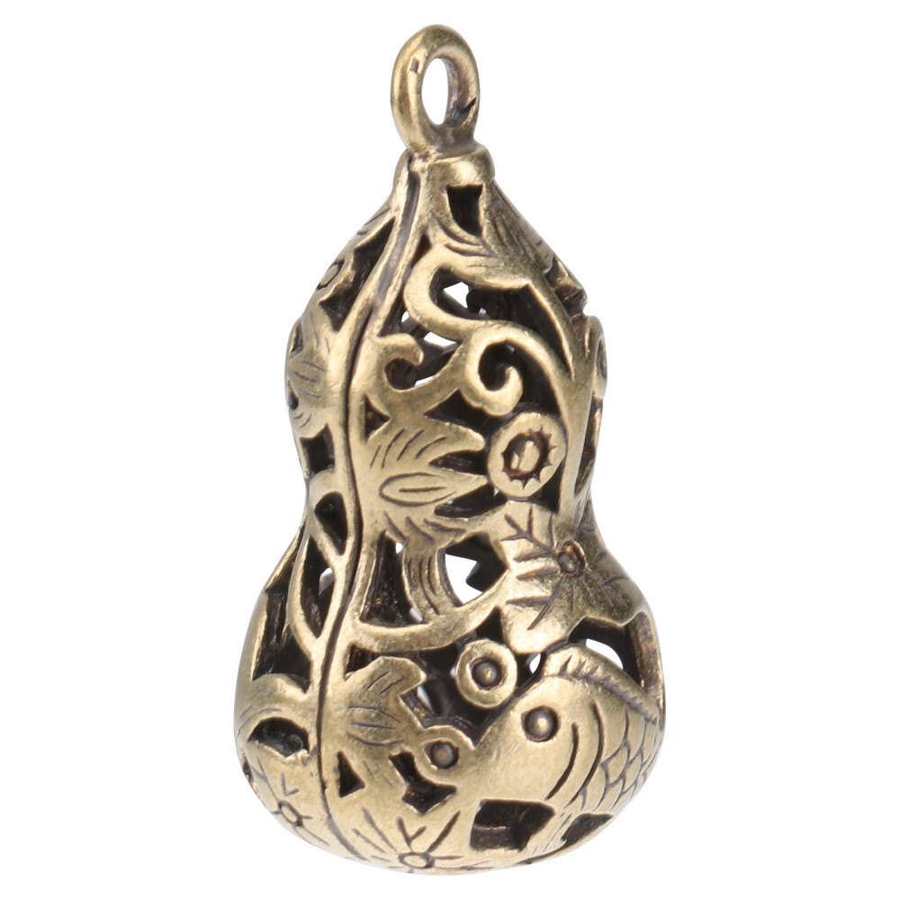 5 Pcs Fugui Hollow Gourd Car Key Chain Fortune Keychain Keychains