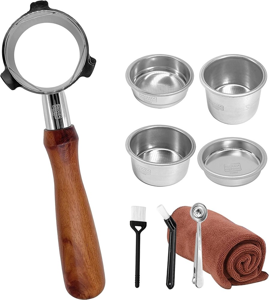 51mm bottomless portafilter for espresso coffee machines