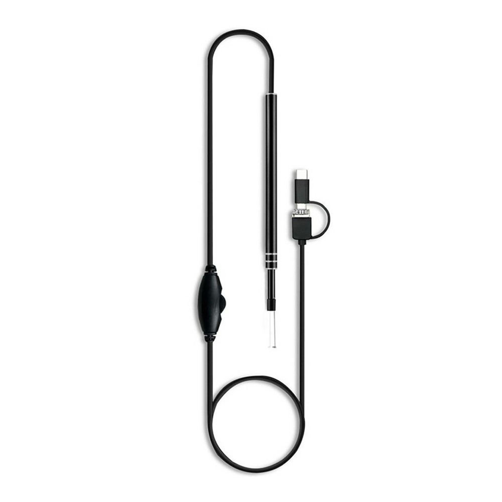 Visual Earpick 3in1 Ear Cleaning Endoscope USB 5.5mm  HD Camera Spoon Otoscope-image