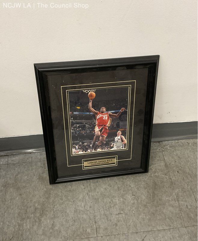 Lebron James #23 Cleveland Cavaliers Official NBA Photo Framed