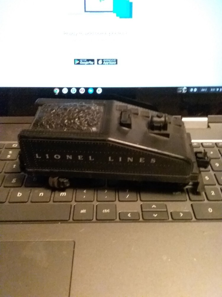 Lionel 027 Gauge Metal Lionel Scout Railroad Tender