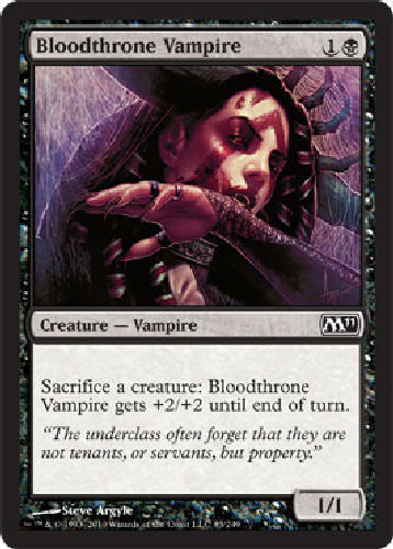 Bloodthrone Vampire MTG 2011 Magic the Gathering Card DJ 4x Playset
