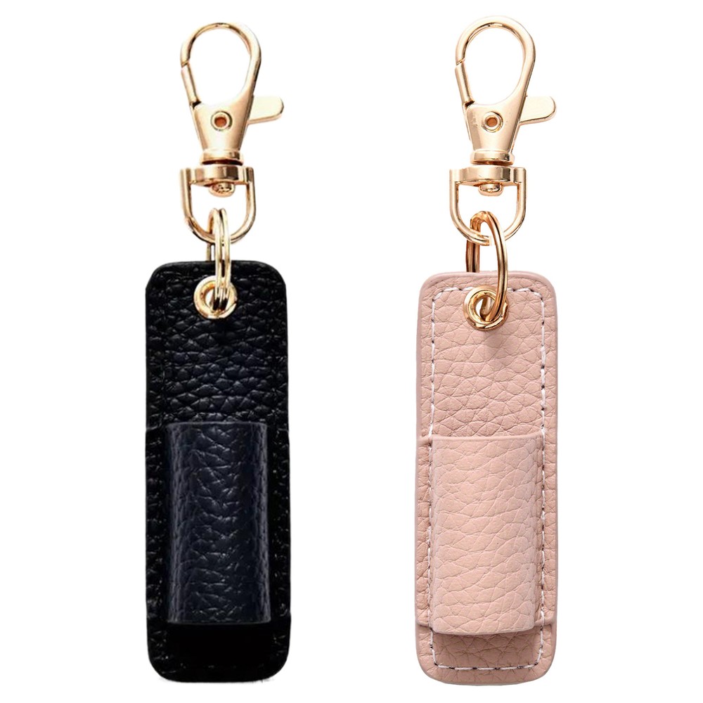 PU Leather Pen Holder Clip Lanyard Anti-Lost Pen Holder Clip For Neck Lanyard
