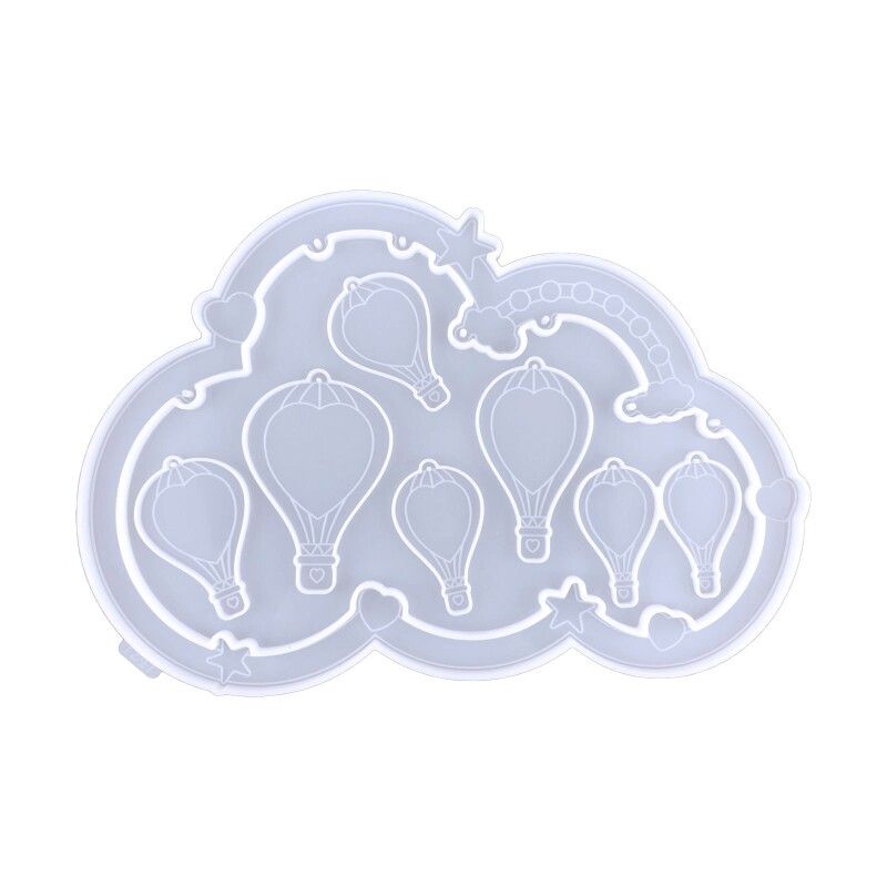 Hot Air Balloon Silicone Molds for Epoxy Resin Photo Frame Ornaments