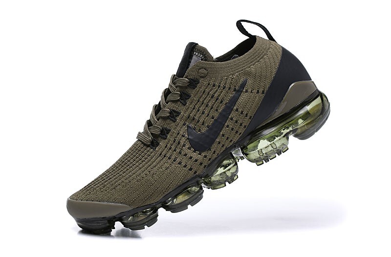 Nike VaporMax Flyknit Low Dark Green Mens Running Shoes  