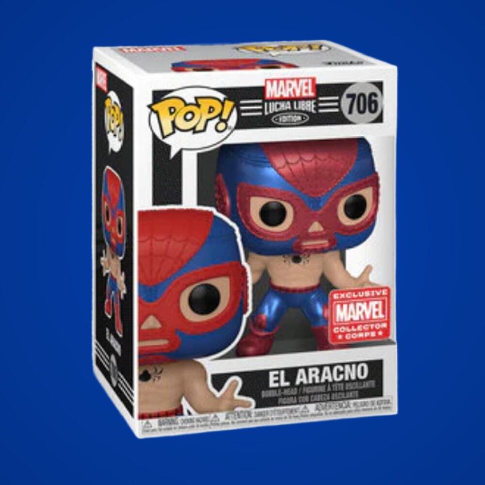 Marvel Corps El Aracno Lucha Libre Exclusive Funko pop
