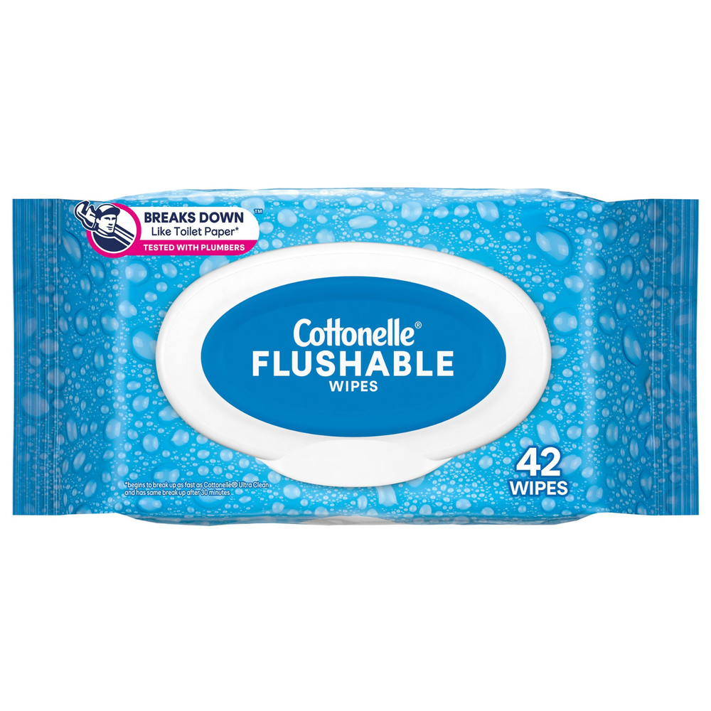 Kimberly Clark Cottonelle® Fresh Care Flushable Cleaning Wipe
