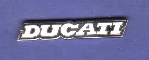 NEW OLD STOCK DUCATI HAT PIN LAPEL PIN TIE TAC BADGE #2050