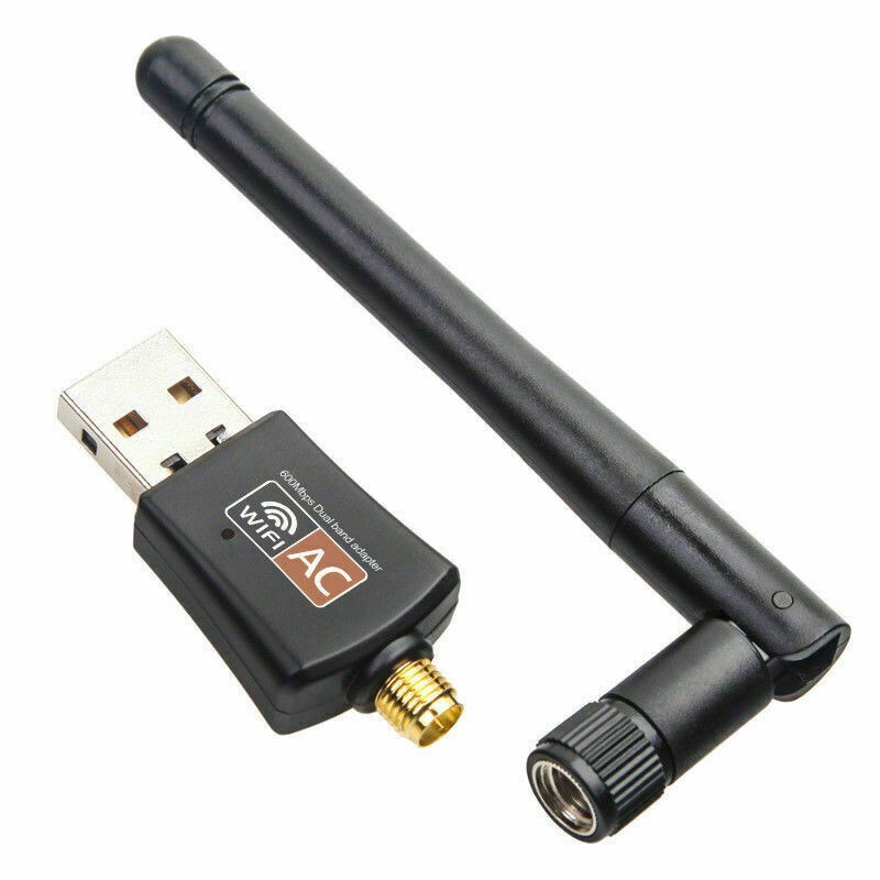 600 Mbps Dual band 2.4/5GHz Wireless USB WiFi Network Adapter with Antenna802.11