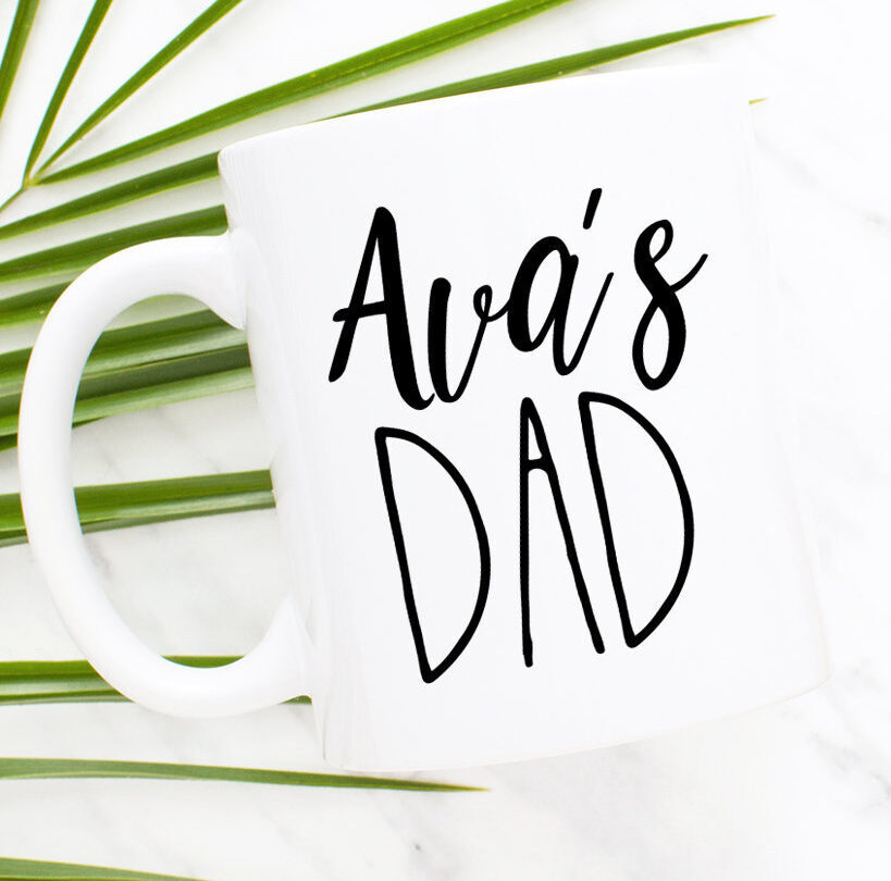 Custom Dad Mug New Dad Gift Dad Gift From Kids Father's Day Gift New Dad