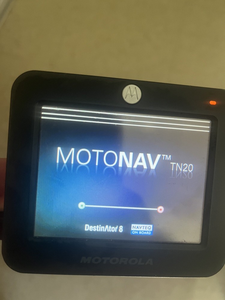 Motorola MOTONAV TN20 Car GPS Low Power No Charge Missing Cable