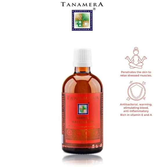 Tanamera 100ml Herbal Massage Oil for Relaxation and Pain Relief
