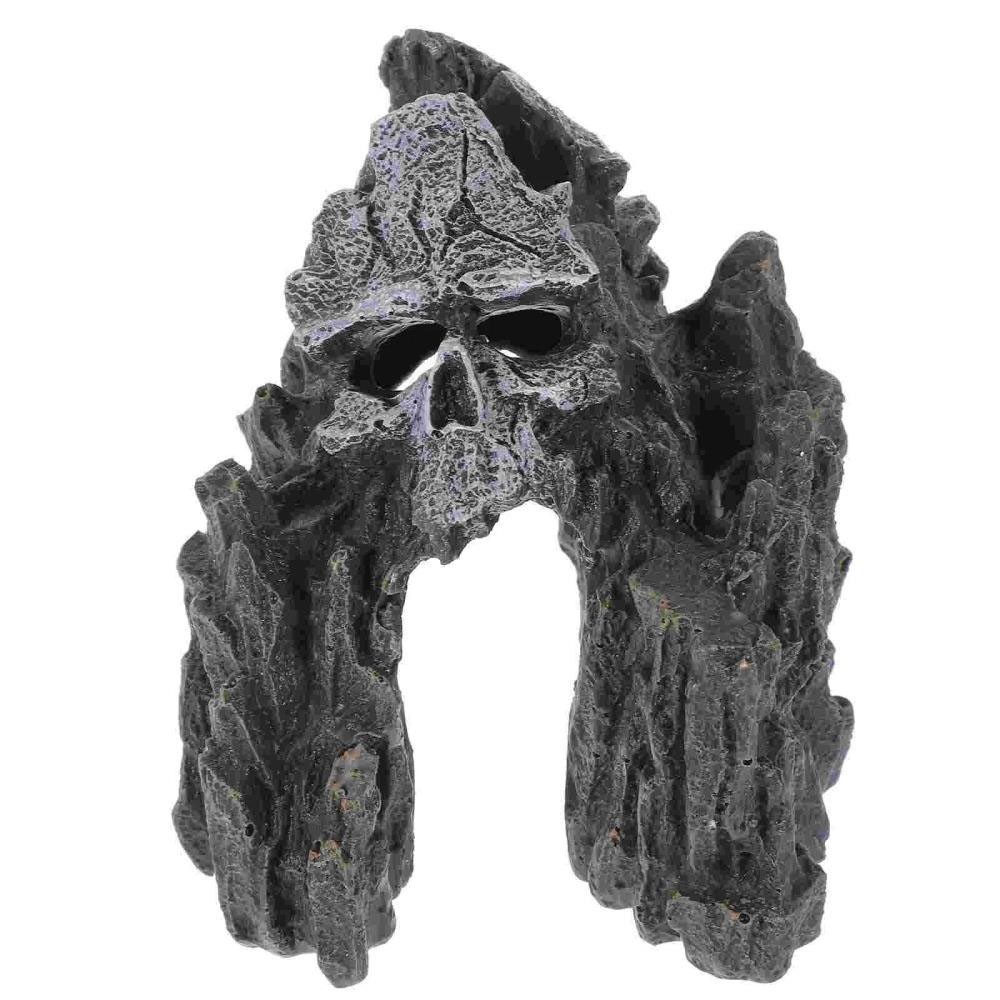Cave Fish Tank Ornament 1PCS Artificial Resin Mountain Rock Rockery Stone