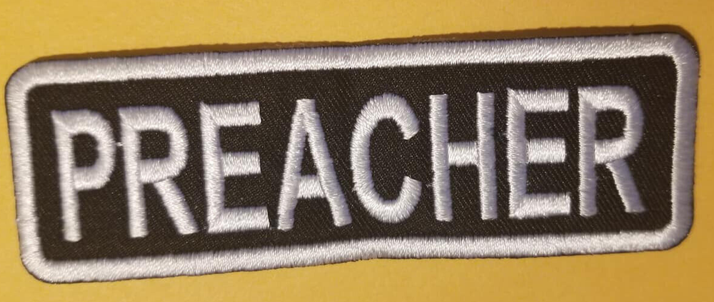 PREACHER Club Officer Embroidered Patch Worldwide shipping