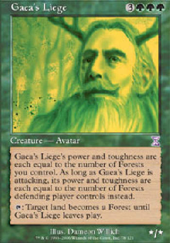 GAEA'S LIEGE Time Spiral Remastered MTG Magic the Gathering Card DJMagic Reprint X4