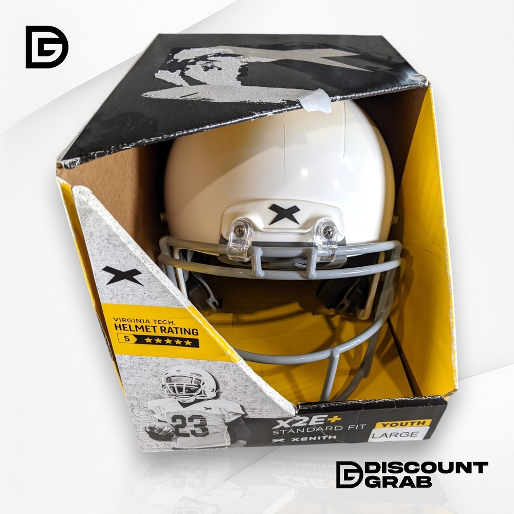 Xenith X2E+ Youth Football Helmet (White) Size Large (Chinstrap Not Included)